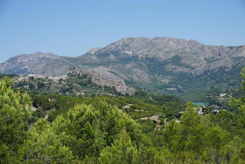 Sicht auf Castell de Guadalest